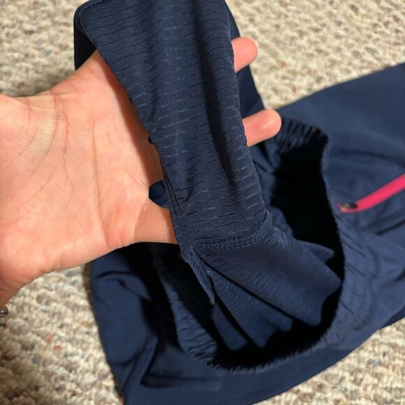 Orangetheory Fitness OTF Navy Blue Running Shorts Lined- Size XS - Picture 6 of 9